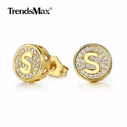 Material: Gold Plated. 1 Pair x Earrings. MaterialGold Plated. Secondary StoneNo Stone. Main Stone ColorClear. Main...