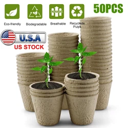 Biodegradable Materials: Peat pots for seedlings are made of natural materials paper and...