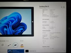 Microsoft Surface Pro 3 256GB, Wi-Fi, 12 inch - Silver. Condition is Used. Shipped with USPS Priority Mail. Comes with...