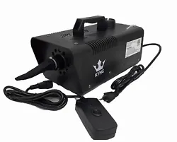 HIGH OUTPUT- 650W machine produces up to 2000 cubic feet of snow per minute, at a projection distance of 10-15 feet....