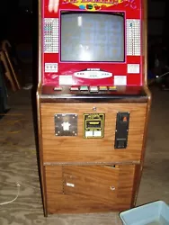 Arcade gaming machine Fruit Bonus 96 8 liner.  Wells Gardner 7901 monitor, JCM bill acceptor up to $20(non stacker),...