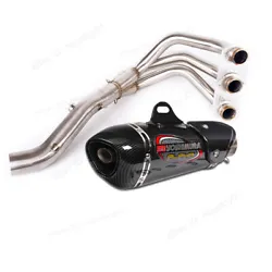 >>>> Modified for Yamaha MT-09 XSR900 FZ09 FJ09 2014-2020. >>>> Complete Exhaust System, 51mm Muffler Pipe. >>>> 1 X...