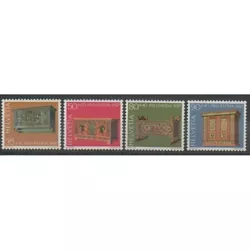 Suisse - 1987 - No 1276/1279 - Art. For those which are not (new with hinge or canceled), the condition is indicated in...