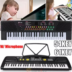 54 Keyboard + Microphone. 1 x 54 Key Childrens Electronic Piano Keyboard. 61 Keyboard + Microphone #1....