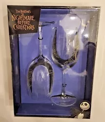 nightmare before christmas NECA 10th Anniversary wine glasses.