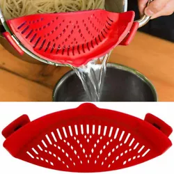 Allows easy straining and pouring of water and juices from spaghetti pasta, ground beef grease, tuna fish, tomatoes and...