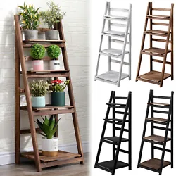 The 4-tier bookcase provides ample storage space for any books, kitchen supplies, photos, green plants, crafts, and...