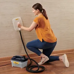 EASY WAY TO REMOVE WALLPAPER: Use this steam cleaner to apply steam to your wallpaper. This will soften the adhesive...