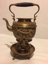 This will be a nice gift for brass or teapot collectors and a rare decorative piece. It has normal age wear such as...