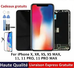 Nouvel iPhone X XS XR XS Max 11 12 13 Pro Max LCD OLED Écran Tactile LCD Assembly + Outils Gratuits. iPhone X, XS, XR,...