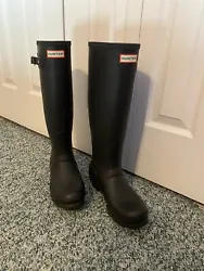 Hunter Original Womens Tall Rain Boots - Black.