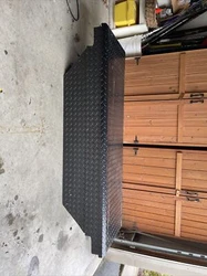 truck tool box black used. Tool box is 61in. Long x 17in. Wide x 13in Deep.I’ve been using it on a 2nd generation...