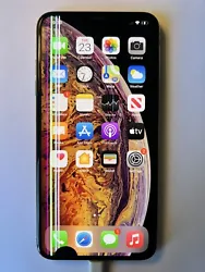 Apple iPhone XS Max - 256GB - Gold (Sprint) A1921 (CDMA + GSM). As seen in the pictures, there are green lines going...