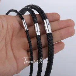 Quantity: 1 leather cord. Material: Man-made Leather + Stainless Steel. we will try our best to solve your...