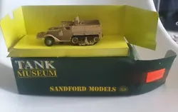 Fitted 75mm canon. Used by américain forces north africa. Tank muséum sandford models.
