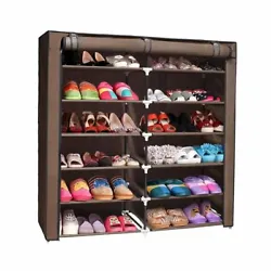 1 x Shoe Rack. Non-woven fabric, high quality steel tube and PP plastic connectors;. Pipe Material: Steel tube ;. No...