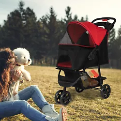 Soft cushion in carrier for added comfort and anti-skid braking ensures the safety. Our pet strollers are designed to...