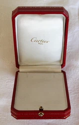 Coffret CARTIER pour bijoux dimensions 75x100x32 mm