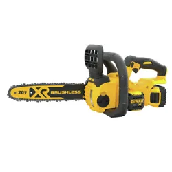 Model DCCS620P1. Dewalt 20V MAX XR Brushless Lithium-Ion Cordless Compact 12 in. Chainsaw Kit (5 Ah). 20V MAX XR...