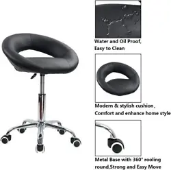 Ergonomic and Comfortable:The high quality stool is ergonomically designed with a modern Semi-Circular backrest for...