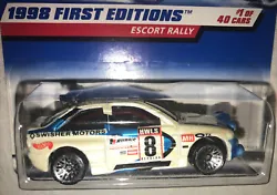 #1 Escort Ralley. Both 1998 First Editions. LOT OF 2 Cars.