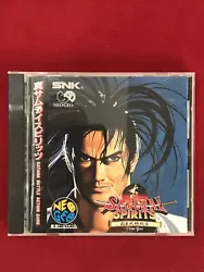 samurai spirits 2 pour neogeo cd bon état CD avec quelques micro rayures légères jeu testé fonctionnel Envoi rapide...