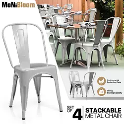 These metal stackable chairs are perfect for hosting a gathering or conference with many people. You can use them to...