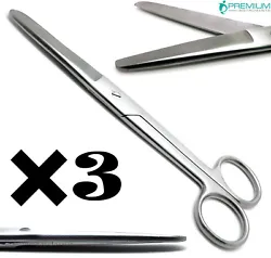 Surgical Utility Embroidery Utility scissors designed for cutting delicate tissue and blunt dissection. They are...