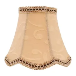 Cloth lamp shade will build decorative diffuse lighting, and warm atmosphere for your room. It makes your room and...