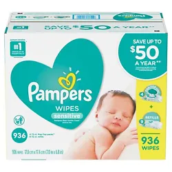 Plus, Pampers Sensitive wipes are 20% thicker versus regular Pampers wipes. This item is NEW. - 20% thicker than...
