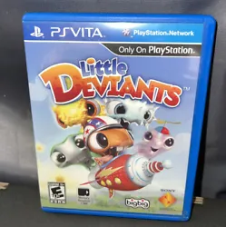 Little Deviants (Sony PlayStation Vita, 2012) - PS Vita - TestedLike new used once and tested.Please refer to pictures...