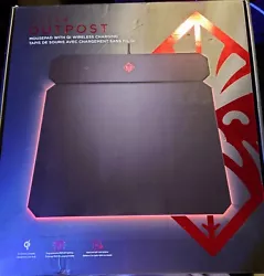 HP OMEN Outpost Gaming Mouse Pad w/Qi Wireless Charging, Custom RGB  Like new condition, wireless charging functions as...