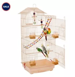 Large bird cage features with 0.4
