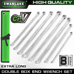 8x Spanner. Equipped with a pouch for easy carrying and storage. [Leverage and Torque]: Aviation wrench has a long...
