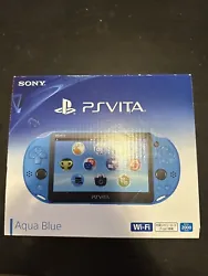 Sony PlayStation Vita - Aqua Blue (PCH-2000ZA23) - Open Box (Region Free). Comes with SD2Vita and a 256 gb micro sd