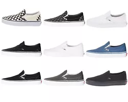 Sleek, easy, and effortlessly stylish. Vans White Slip-On shoes are the ultimate get-up-and-go footwear. The elastic...