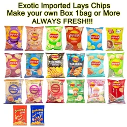 Exotic Imported Lays Potato Chips.