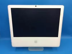 Broken, Apple, iMac mode A1207-TM2006, all in one, desktop computer, for parts or repair only. This item shows overall...