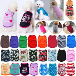 Pet solid color vest,polyester material,soft and comfortable,skin-friendly and delicate,does not harm the pets...