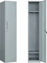 Storage Locker with 1 Door. There are hooks in the locker for easier storage. Made of heavy gauge cold-rolled steel...