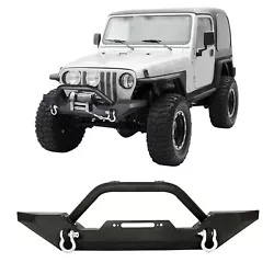 Rear Bumper is also available,you can access here Rear Bumper For 87-06 Jeep TJ YJ. For 1986-2006 Jeep Wrangler TJ YJ....