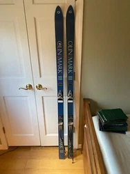 Olin Mark III skies with Salomon Bindings , 175 cm,1973.