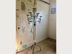 Holds five large candles and would add romance and ambiance to any patio or bedroom. Large and heavy, very sturdy...