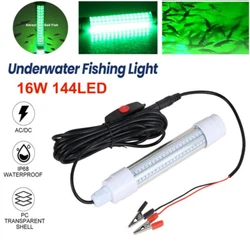 Perfect light for crappie, shad and even squids. Soon shad and other bait fish will surround the light, which brings in...