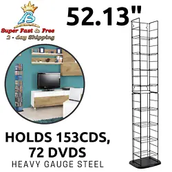 Folding Tower provides 8 adjustable shelves for any storage need. The stand alone base and steel construction makes...