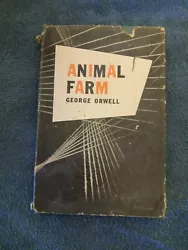 Animal Farm George Orwell 1946. Hard cover, dust jacket is a little rough book itself is pretty nice. No writing...