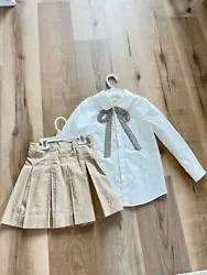 Burberry Skirt and Lanvin Shirt size 8 yearsExcellent condition Smoke and free house
