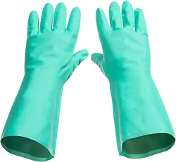 The BEST latex free dishwashing gloves featuring chemical and cut resistant nitrile Rubber - Vinyl Free - Latex Free....
