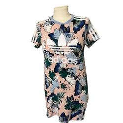 ADIDAS DressGirls HER Studio London Flower Print Tee Dress Size Medium