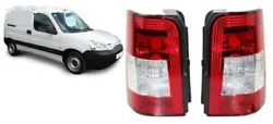 Feux arrière gauche + droit pour : Peugeot Partner / Citroen Berlingo 2005-2008 avec portes à ouverture horizontale...